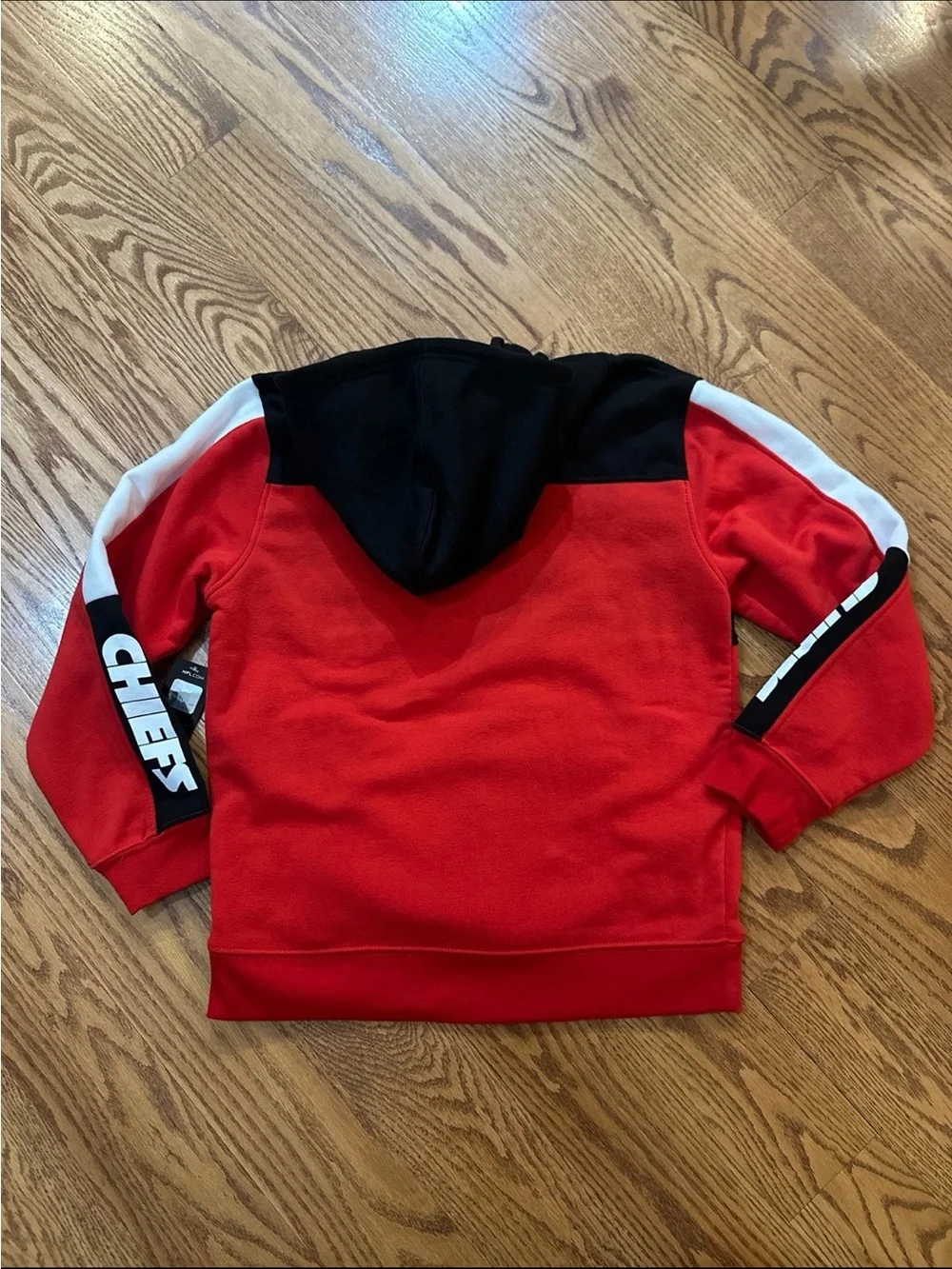 NWT KC Chiefs 1/4 Zip Hoodie Youth Size 14/16 Large/XL